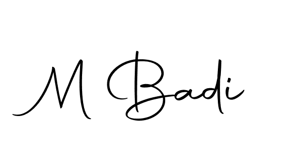 Also we have M Badi name is the best signature style. Create professional handwritten signature collection using Autography-DOLnW autograph style. M Badi signature style 10 images and pictures png