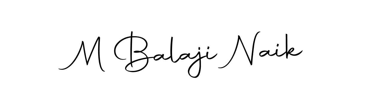 Autography-DOLnW is a professional signature style that is perfect for those who want to add a touch of class to their signature. It is also a great choice for those who want to make their signature more unique. Get M Balaji Naik name to fancy signature for free. M Balaji Naik signature style 10 images and pictures png