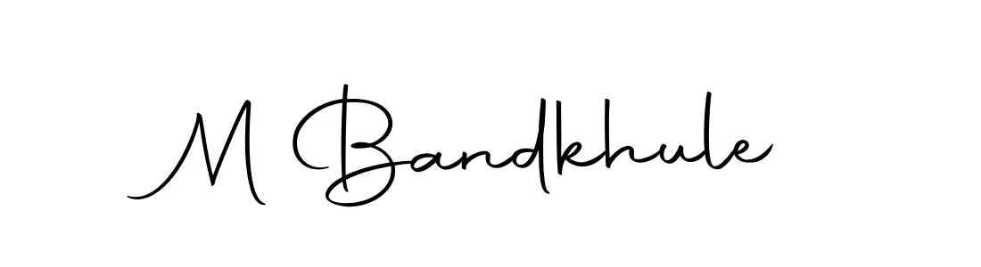 How to make M Bandkhule signature? Autography-DOLnW is a professional autograph style. Create handwritten signature for M Bandkhule name. M Bandkhule signature style 10 images and pictures png