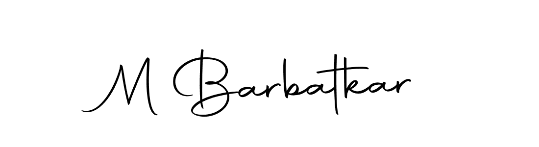 Similarly Autography-DOLnW is the best handwritten signature design. Signature creator online .You can use it as an online autograph creator for name M Barbatkar. M Barbatkar signature style 10 images and pictures png