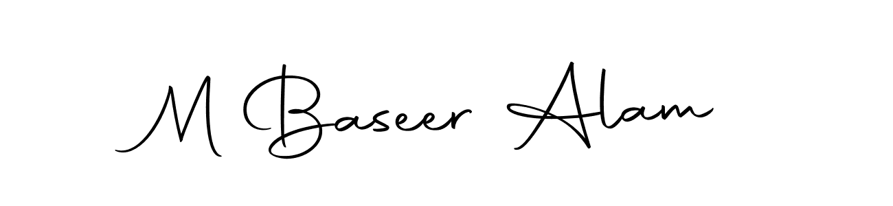 Also we have M Baseer Alam name is the best signature style. Create professional handwritten signature collection using Autography-DOLnW autograph style. M Baseer Alam signature style 10 images and pictures png