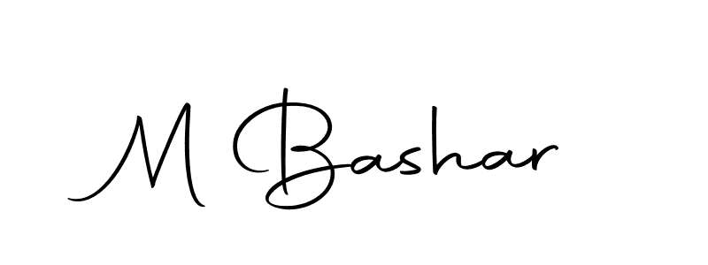 Design your own signature with our free online signature maker. With this signature software, you can create a handwritten (Autography-DOLnW) signature for name M Bashar. M Bashar signature style 10 images and pictures png