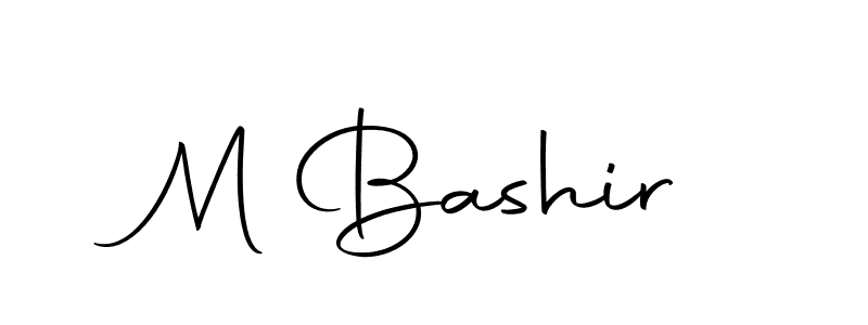 Also we have M Bashir name is the best signature style. Create professional handwritten signature collection using Autography-DOLnW autograph style. M Bashir signature style 10 images and pictures png