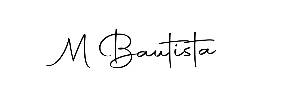 M Bautista stylish signature style. Best Handwritten Sign (Autography-DOLnW) for my name. Handwritten Signature Collection Ideas for my name M Bautista. M Bautista signature style 10 images and pictures png