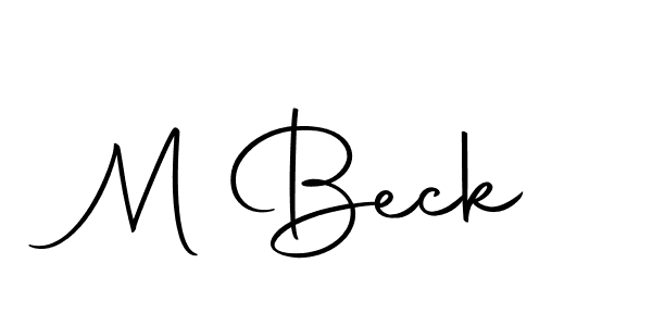 Similarly Autography-DOLnW is the best handwritten signature design. Signature creator online .You can use it as an online autograph creator for name M Beck. M Beck signature style 10 images and pictures png