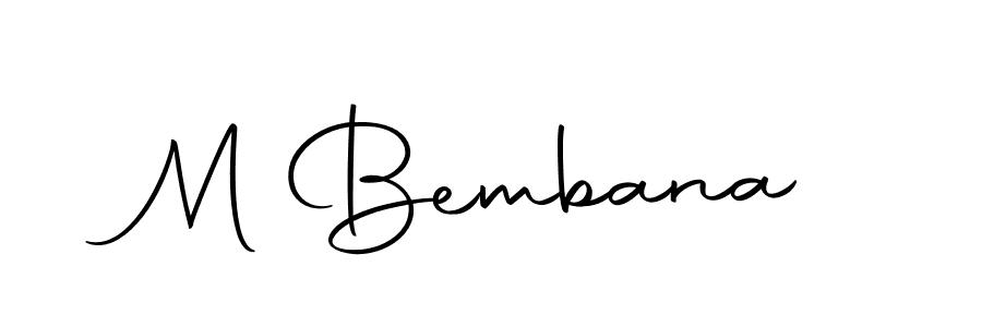 Here are the top 10 professional signature styles for the name M Bembana. These are the best autograph styles you can use for your name. M Bembana signature style 10 images and pictures png
