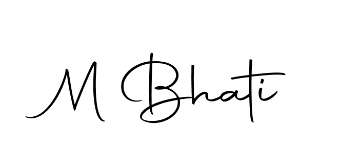 Once you've used our free online signature maker to create your best signature Autography-DOLnW style, it's time to enjoy all of the benefits that M Bhati name signing documents. M Bhati signature style 10 images and pictures png