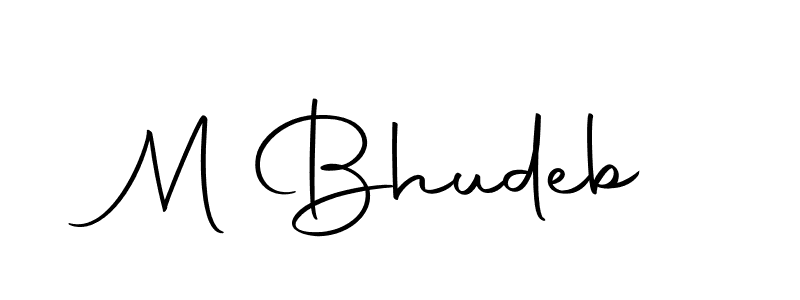 M Bhudeb stylish signature style. Best Handwritten Sign (Autography-DOLnW) for my name. Handwritten Signature Collection Ideas for my name M Bhudeb. M Bhudeb signature style 10 images and pictures png