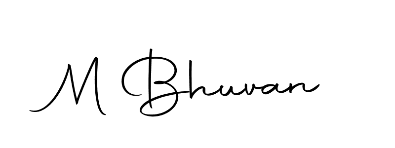 Make a short M Bhuvan signature style. Manage your documents anywhere anytime using Autography-DOLnW. Create and add eSignatures, submit forms, share and send files easily. M Bhuvan signature style 10 images and pictures png