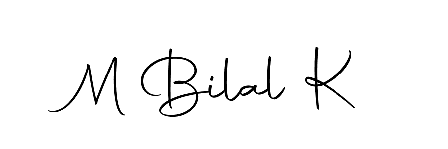 It looks lik you need a new signature style for name M Bilal K. Design unique handwritten (Autography-DOLnW) signature with our free signature maker in just a few clicks. M Bilal K signature style 10 images and pictures png