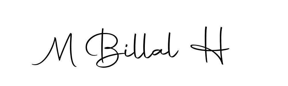 Use a signature maker to create a handwritten signature online. With this signature software, you can design (Autography-DOLnW) your own signature for name M Billal H. M Billal H signature style 10 images and pictures png