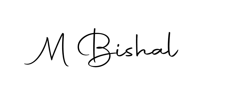 M Bishal stylish signature style. Best Handwritten Sign (Autography-DOLnW) for my name. Handwritten Signature Collection Ideas for my name M Bishal. M Bishal signature style 10 images and pictures png