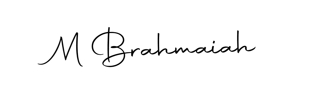 Make a short M Brahmaiah signature style. Manage your documents anywhere anytime using Autography-DOLnW. Create and add eSignatures, submit forms, share and send files easily. M Brahmaiah signature style 10 images and pictures png