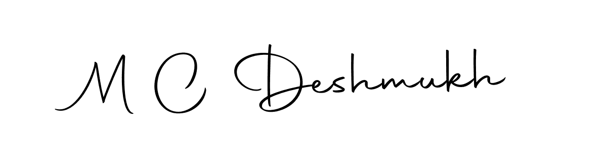 Make a short M C Deshmukh signature style. Manage your documents anywhere anytime using Autography-DOLnW. Create and add eSignatures, submit forms, share and send files easily. M C Deshmukh signature style 10 images and pictures png