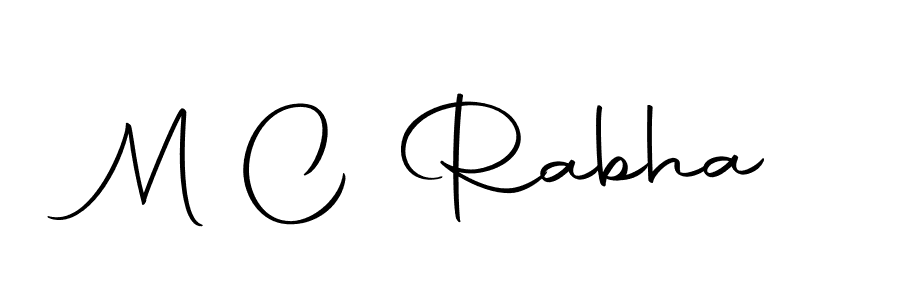 The best way (Autography-DOLnW) to make a short signature is to pick only two or three words in your name. The name M C Rabha include a total of six letters. For converting this name. M C Rabha signature style 10 images and pictures png