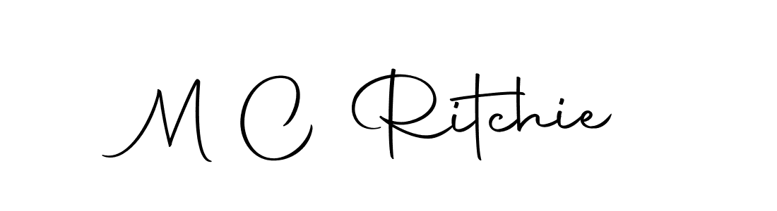 Here are the top 10 professional signature styles for the name M C Ritchie. These are the best autograph styles you can use for your name. M C Ritchie signature style 10 images and pictures png