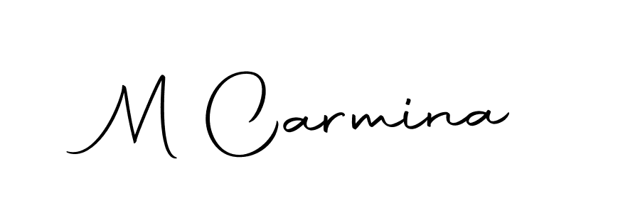 Also we have M Carmina name is the best signature style. Create professional handwritten signature collection using Autography-DOLnW autograph style. M Carmina signature style 10 images and pictures png