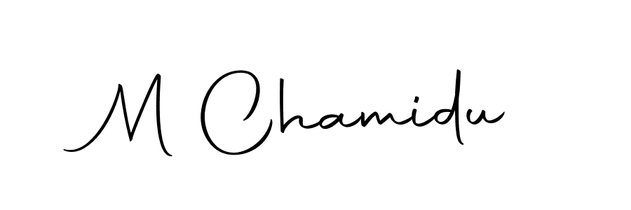 Once you've used our free online signature maker to create your best signature Autography-DOLnW style, it's time to enjoy all of the benefits that M Chamidu name signing documents. M Chamidu signature style 10 images and pictures png