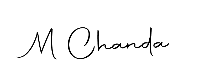 Similarly Autography-DOLnW is the best handwritten signature design. Signature creator online .You can use it as an online autograph creator for name M Chanda. M Chanda signature style 10 images and pictures png