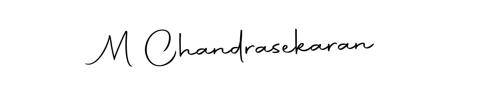 How to make M Chandrasekaran signature? Autography-DOLnW is a professional autograph style. Create handwritten signature for M Chandrasekaran name. M Chandrasekaran signature style 10 images and pictures png