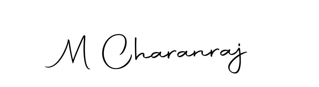 Design your own signature with our free online signature maker. With this signature software, you can create a handwritten (Autography-DOLnW) signature for name M Charanraj. M Charanraj signature style 10 images and pictures png