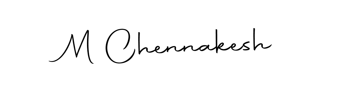 The best way (Autography-DOLnW) to make a short signature is to pick only two or three words in your name. The name M Chennakesh include a total of six letters. For converting this name. M Chennakesh signature style 10 images and pictures png