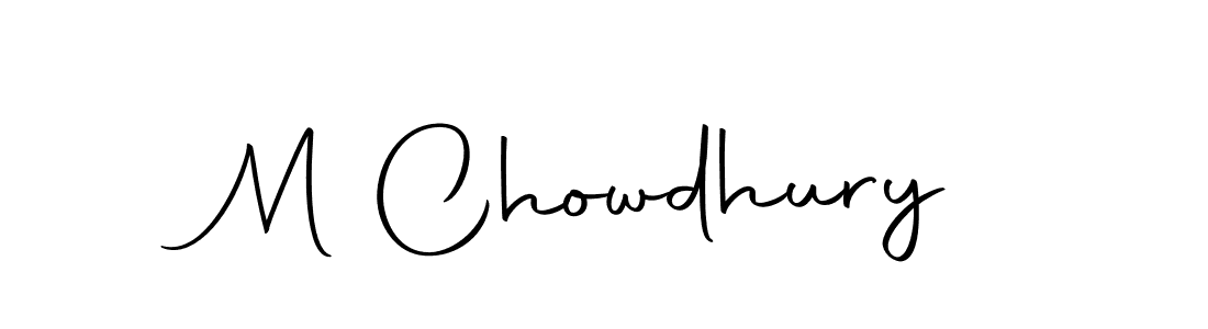 Make a beautiful signature design for name M Chowdhury. Use this online signature maker to create a handwritten signature for free. M Chowdhury signature style 10 images and pictures png