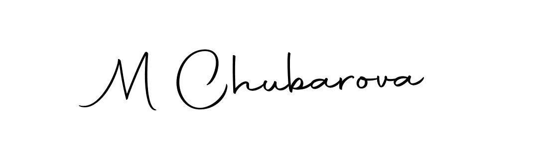You should practise on your own different ways (Autography-DOLnW) to write your name (M Chubarova) in signature. don't let someone else do it for you. M Chubarova signature style 10 images and pictures png