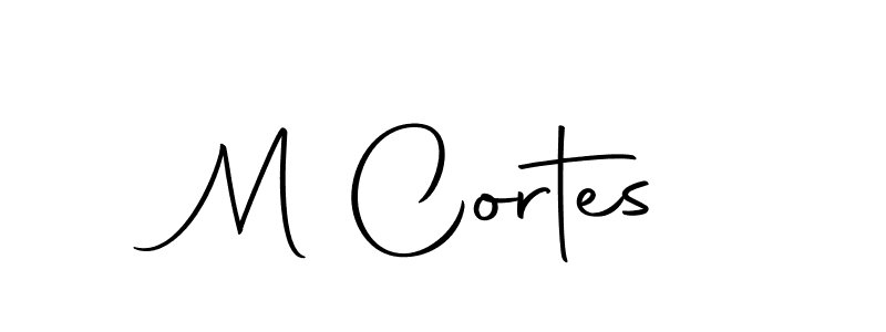 Design your own signature with our free online signature maker. With this signature software, you can create a handwritten (Autography-DOLnW) signature for name M Cortes. M Cortes signature style 10 images and pictures png