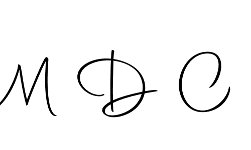 How to make M D C signature? Autography-DOLnW is a professional autograph style. Create handwritten signature for M D C name. M D C signature style 10 images and pictures png