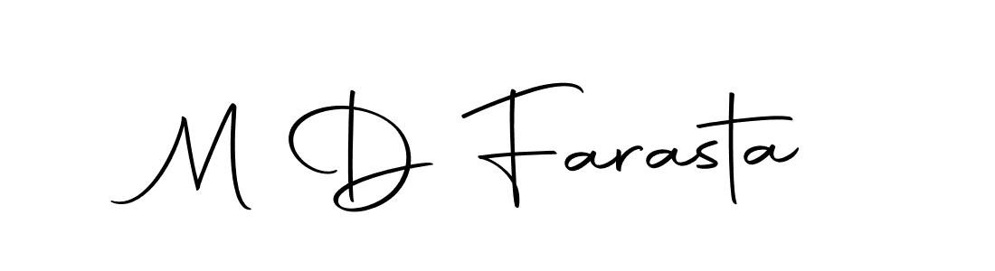 if you are searching for the best signature style for your name M D Farasta. so please give up your signature search. here we have designed multiple signature styles  using Autography-DOLnW. M D Farasta signature style 10 images and pictures png