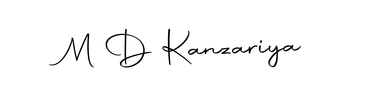 Make a beautiful signature design for name M D Kanzariya. Use this online signature maker to create a handwritten signature for free. M D Kanzariya signature style 10 images and pictures png