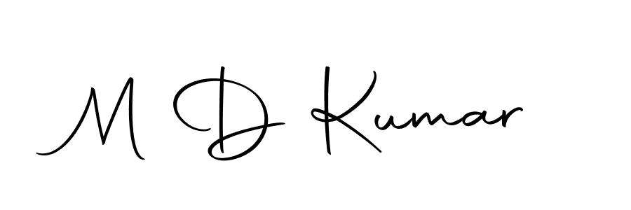 Similarly Autography-DOLnW is the best handwritten signature design. Signature creator online .You can use it as an online autograph creator for name M D Kumar. M D Kumar signature style 10 images and pictures png