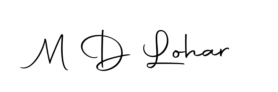 Also we have M D Lohar name is the best signature style. Create professional handwritten signature collection using Autography-DOLnW autograph style. M D Lohar signature style 10 images and pictures png