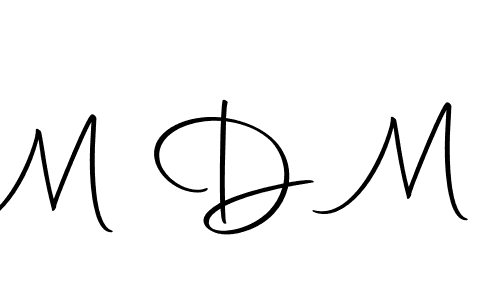 Design your own signature with our free online signature maker. With this signature software, you can create a handwritten (Autography-DOLnW) signature for name M D M. M D M signature style 10 images and pictures png