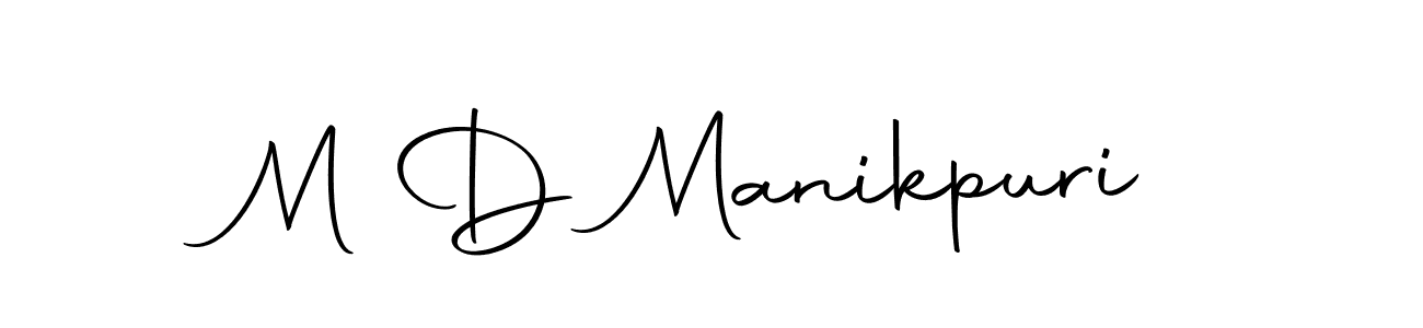 How to make M D Manikpuri signature? Autography-DOLnW is a professional autograph style. Create handwritten signature for M D Manikpuri name. M D Manikpuri signature style 10 images and pictures png