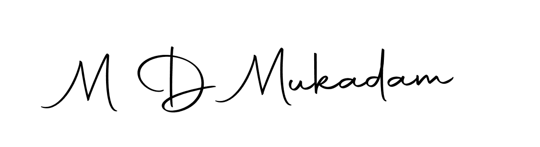 You can use this online signature creator to create a handwritten signature for the name M D Mukadam. This is the best online autograph maker. M D Mukadam signature style 10 images and pictures png