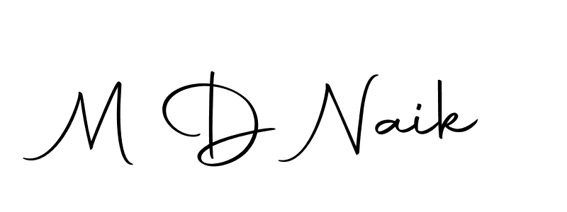 The best way (Autography-DOLnW) to make a short signature is to pick only two or three words in your name. The name M D Naik include a total of six letters. For converting this name. M D Naik signature style 10 images and pictures png