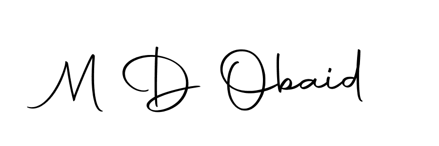 M D Obaid stylish signature style. Best Handwritten Sign (Autography-DOLnW) for my name. Handwritten Signature Collection Ideas for my name M D Obaid. M D Obaid signature style 10 images and pictures png