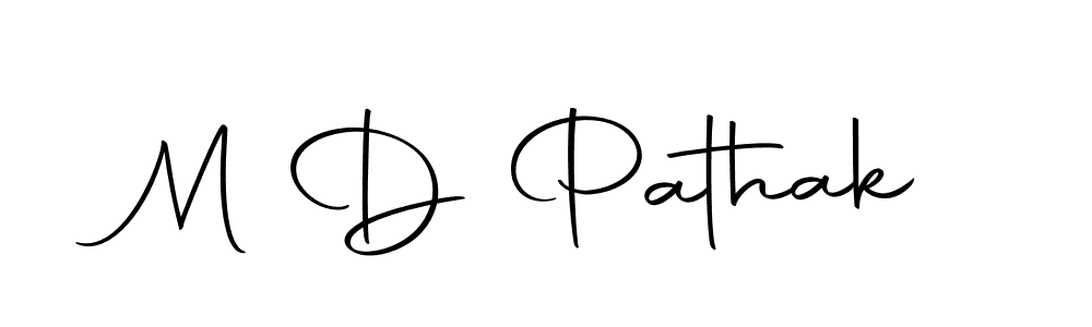 How to make M D Pathak name signature. Use Autography-DOLnW style for creating short signs online. This is the latest handwritten sign. M D Pathak signature style 10 images and pictures png