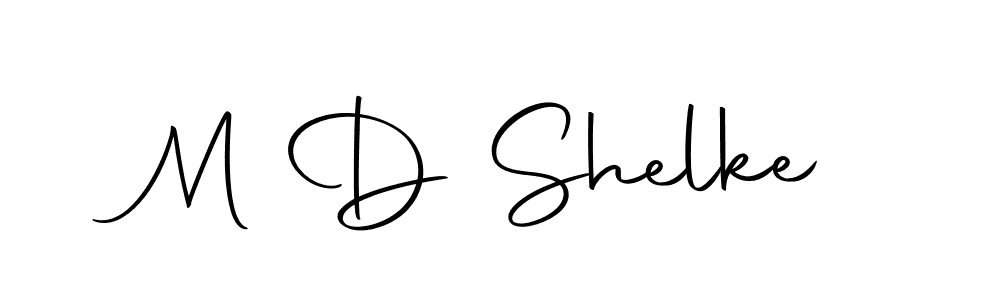You should practise on your own different ways (Autography-DOLnW) to write your name (M D Shelke) in signature. don't let someone else do it for you. M D Shelke signature style 10 images and pictures png