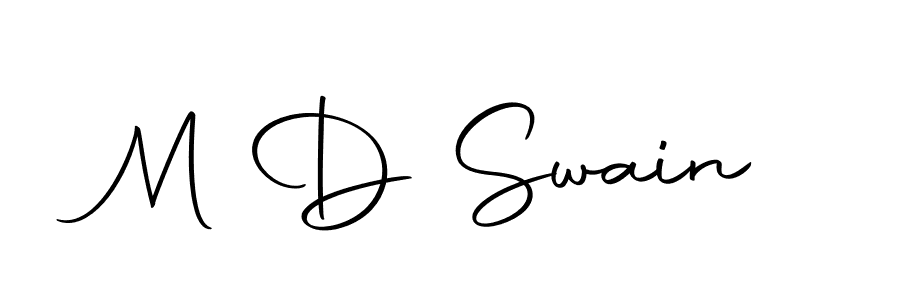 Also You can easily find your signature by using the search form. We will create M D Swain name handwritten signature images for you free of cost using Autography-DOLnW sign style. M D Swain signature style 10 images and pictures png