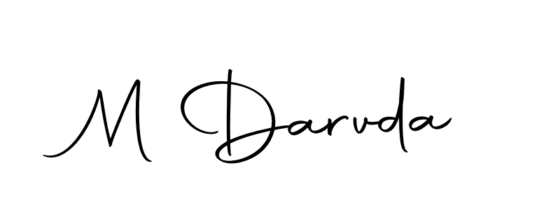 Also we have M Darvda name is the best signature style. Create professional handwritten signature collection using Autography-DOLnW autograph style. M Darvda signature style 10 images and pictures png