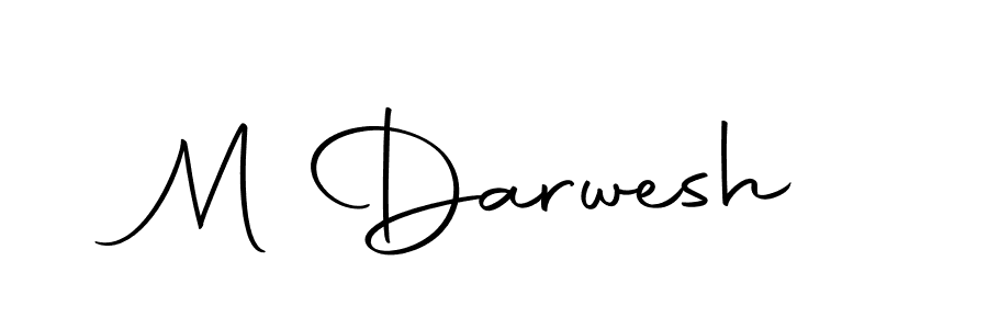 The best way (Autography-DOLnW) to make a short signature is to pick only two or three words in your name. The name M Darwesh include a total of six letters. For converting this name. M Darwesh signature style 10 images and pictures png