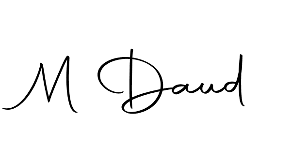 How to make M Daud signature? Autography-DOLnW is a professional autograph style. Create handwritten signature for M Daud name. M Daud signature style 10 images and pictures png