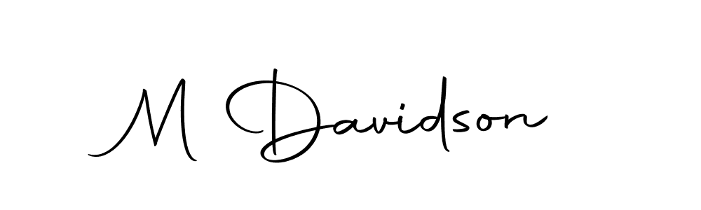 Also we have M Davidson name is the best signature style. Create professional handwritten signature collection using Autography-DOLnW autograph style. M Davidson signature style 10 images and pictures png