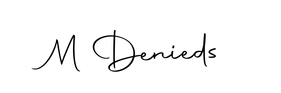 Make a short M Denieds signature style. Manage your documents anywhere anytime using Autography-DOLnW. Create and add eSignatures, submit forms, share and send files easily. M Denieds signature style 10 images and pictures png