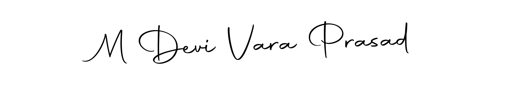Make a short M Devi Vara Prasad signature style. Manage your documents anywhere anytime using Autography-DOLnW. Create and add eSignatures, submit forms, share and send files easily. M Devi Vara Prasad signature style 10 images and pictures png