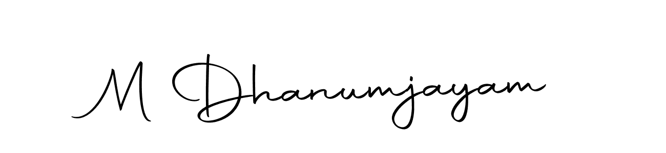 M Dhanumjayam stylish signature style. Best Handwritten Sign (Autography-DOLnW) for my name. Handwritten Signature Collection Ideas for my name M Dhanumjayam. M Dhanumjayam signature style 10 images and pictures png