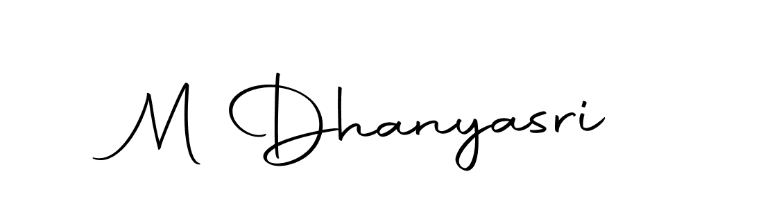 Make a beautiful signature design for name M Dhanyasri. Use this online signature maker to create a handwritten signature for free. M Dhanyasri signature style 10 images and pictures png